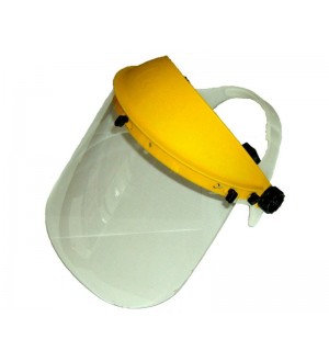 Visor and headband assembly, clear